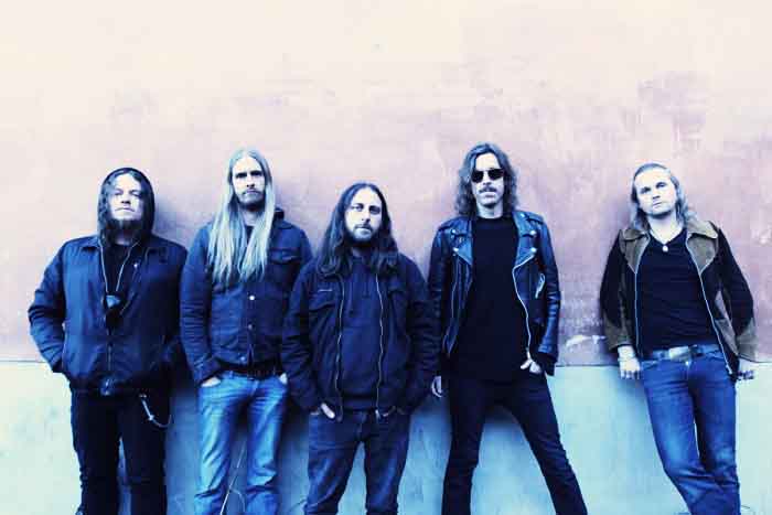 Promotional picture of Opeth from 2014