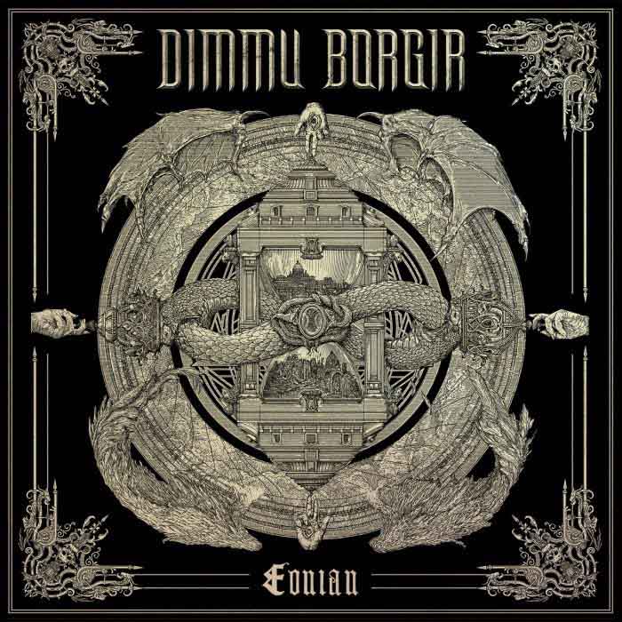Very Rare Dimmu Borgir Eonian Shagrath Double-Sided T-Shirt Black