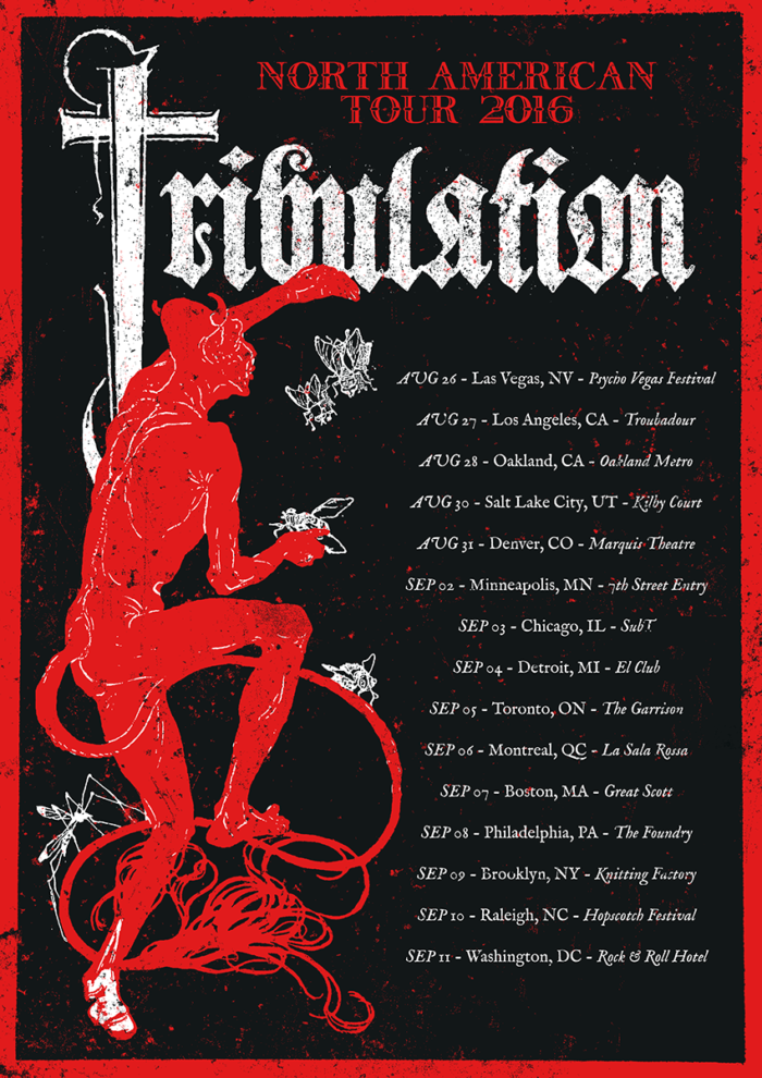 Tribulation NOrth American Tour 2016