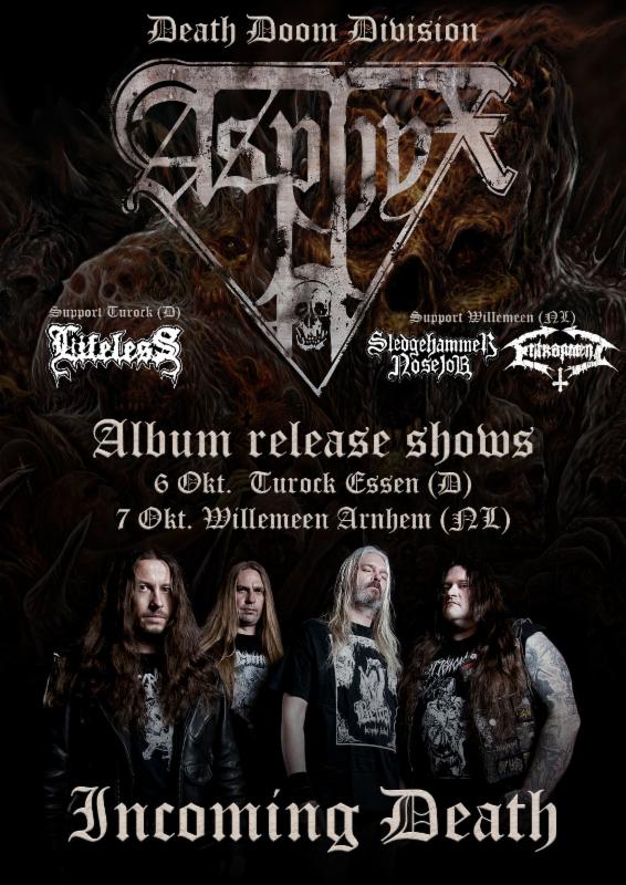 asphyx album release shows