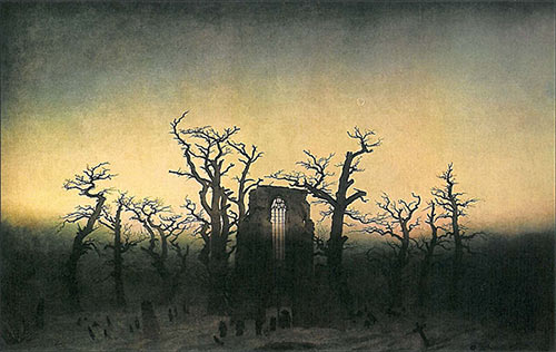 'Abtei im Eichwald' (1809-1810) by Caspar David Friedrich