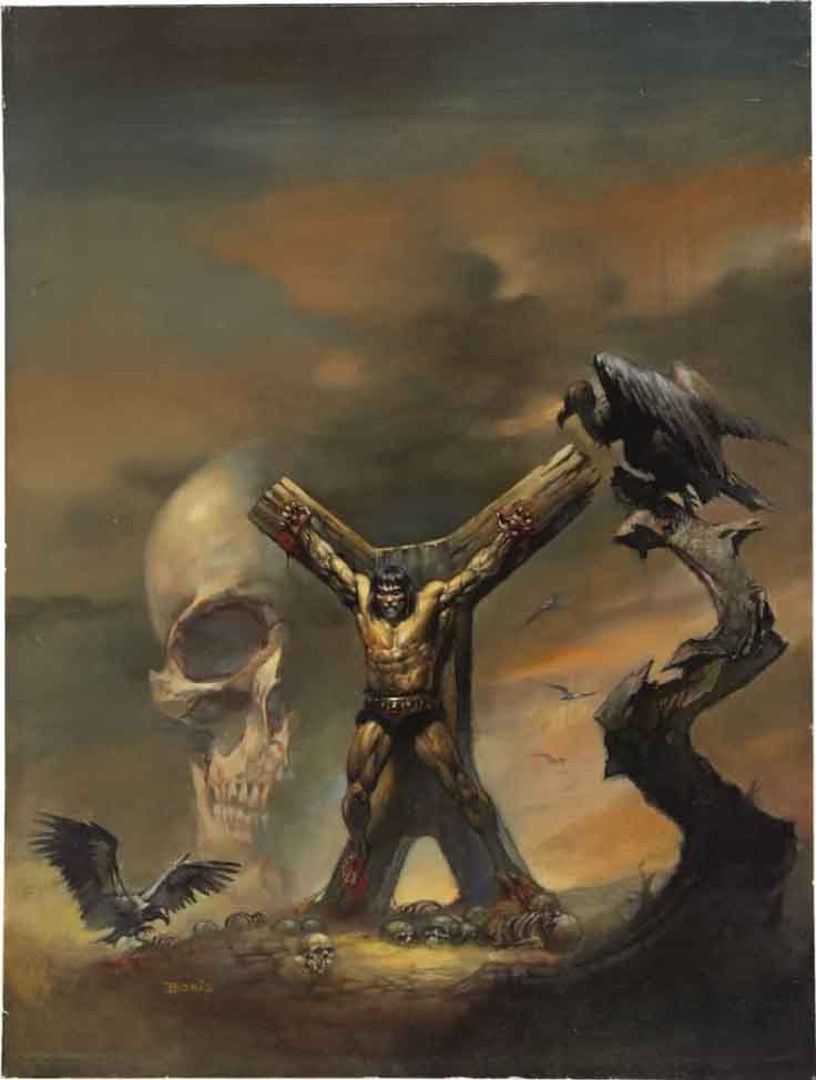 conan crucified boris vallejo