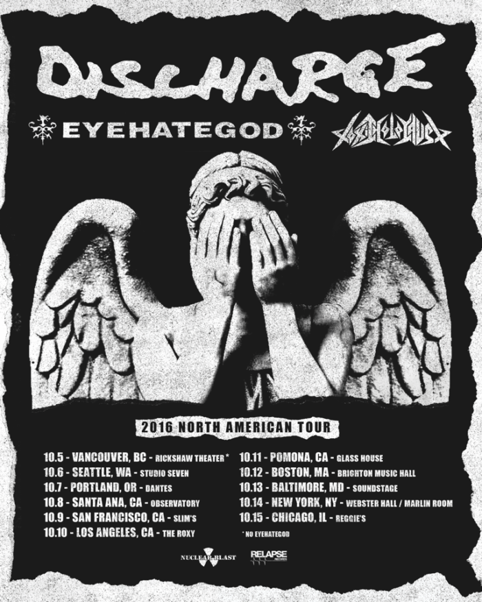 discharge 2016 tour