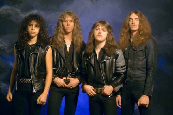 Photo of Cliff BURTON and METALLICA and Kirk HAMMETT and James HETFIELD and Lars ULRICH