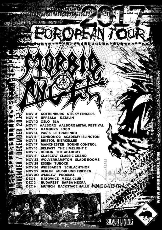 Death Metal Underground » Morbid Angel Fall 2017 European Tour