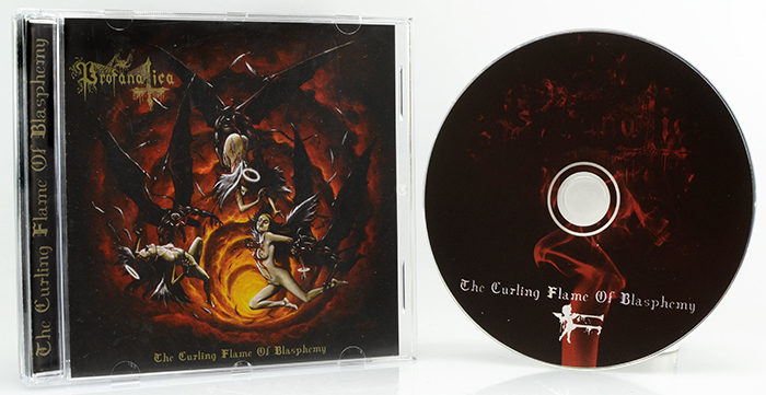 profanatica the curling flame of blasphemy cd