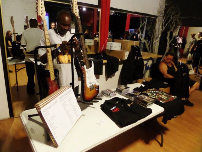 Merchandise abounds, including musical instruments