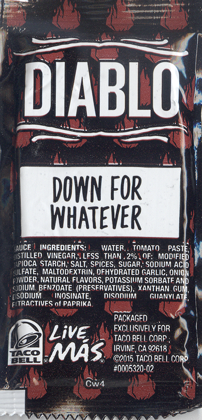 Taco Bell Diablo Sauce - NEWS | BANDMINE.COM