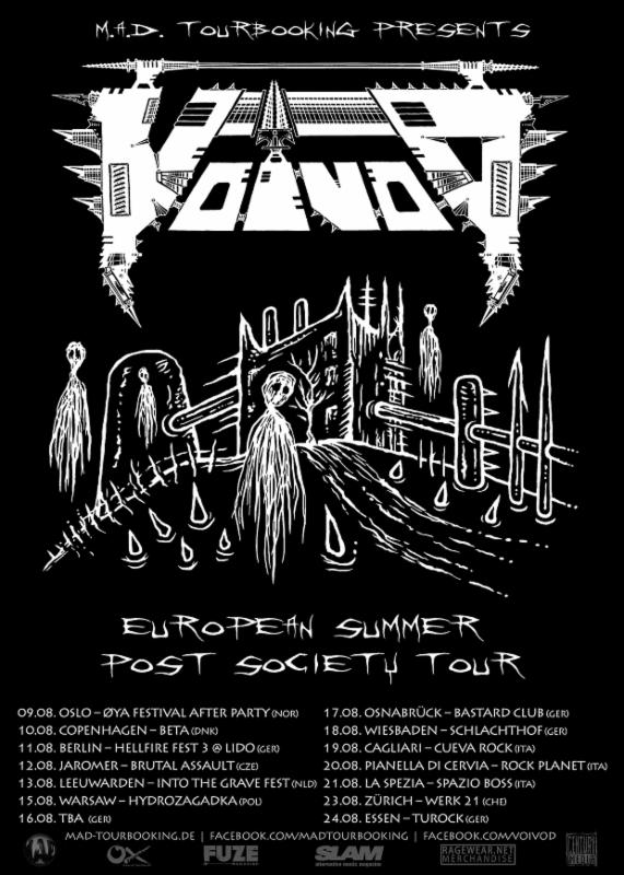 voivod august 2016 euro tour